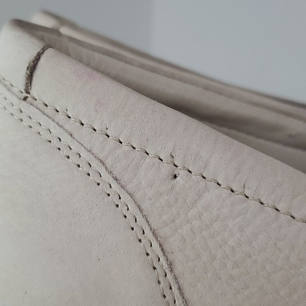 ECCO Women's Soft 7 Nubuck Loafers Limestone Neutral EU 41 Extra Width - Picture 2 of 14